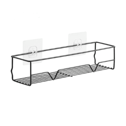 Adhesive Shower Caddy with Razor Holder