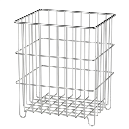 stainless steel countertop storage draining basket large