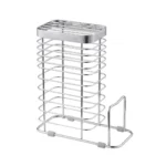 Wire forming stainless steel countertop knife organizer and cutting board holder with anti-slip silicone feet, manufactured by Tanapbaekga factory in Chao'an District for B2B wholesale
