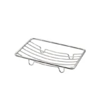 Rustproof stainless steel wire forming bar soap holder tray with self-draining design, expertly produced by Tanapbaekga factory for global OEM orders.