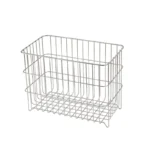 Large rectangular stainless steel wire storage and draining basket with raised feet, ideal for kitchen countertop or sink organization,manufactured by Tanapbaekga factory in Chao'an District for B2B global wholesale.
