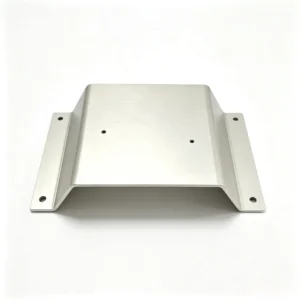 Custom heavy-duty stainless steel hat channel bracket designed for secure industrial equipment mounting and structural support.